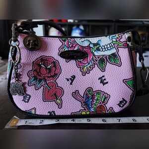 Pink Ed Hardy Purse